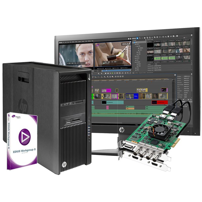 Grass ValleyEditing and Effects Software EDIUS 4K Turnkey System